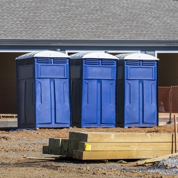 how can i report damages or issues with the porta potties during my rental period in Red Hook